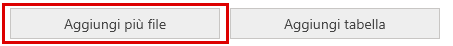 mehrere Dateien hinzufügen Aggiungi più file