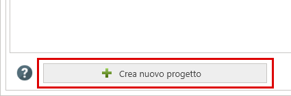 Creare un nuovo progetto
