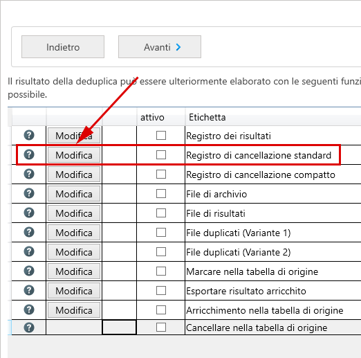 Elaborazione dei risultati